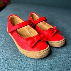 Kids Cat & Jack Red Mary Jane Sneakers